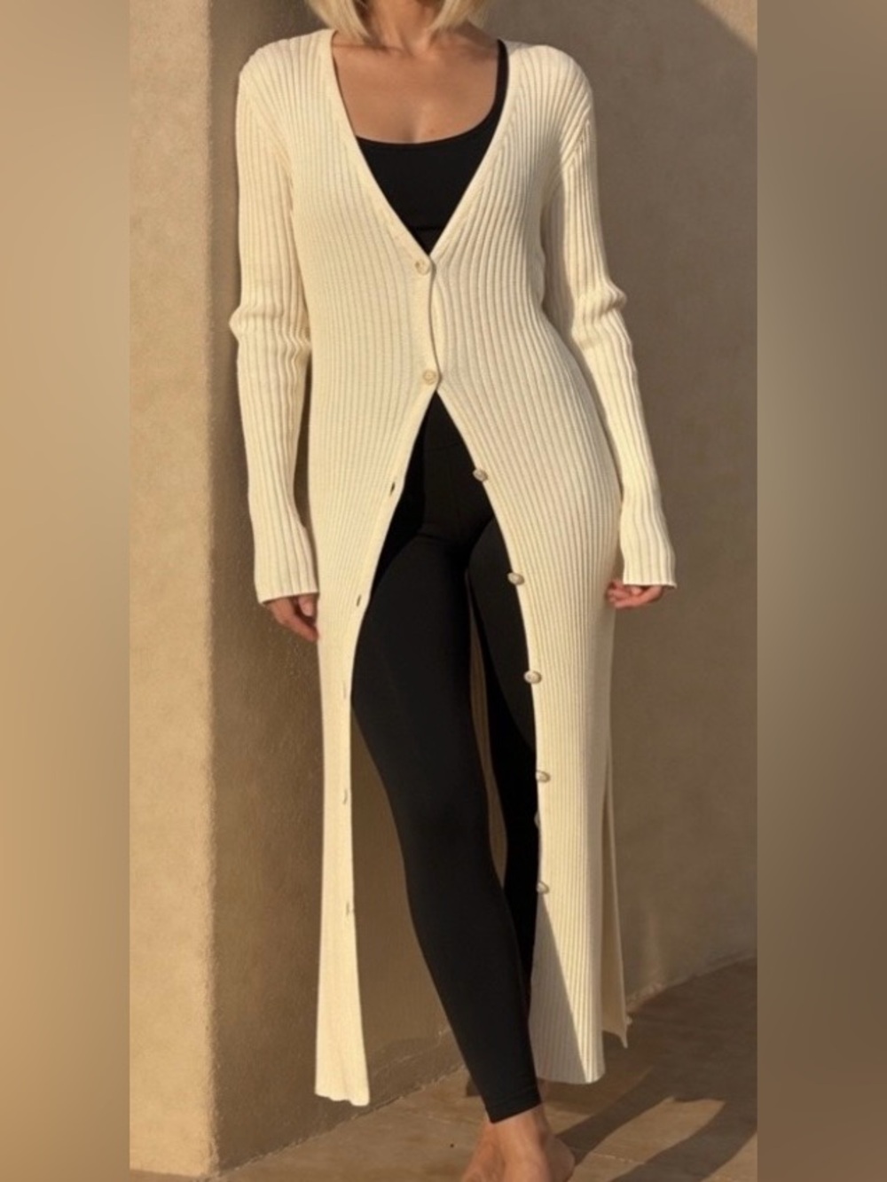 Victoria's Secret Cream Cardigan